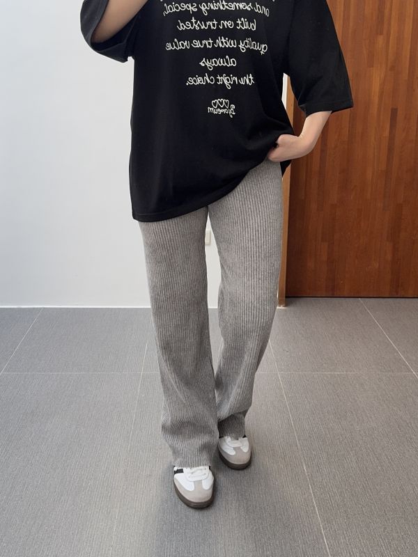 鳥仔腳絨面舒服褲 