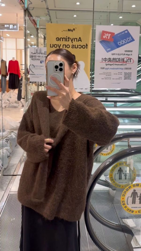 /現貨/高級質感披肩羊毛衣 