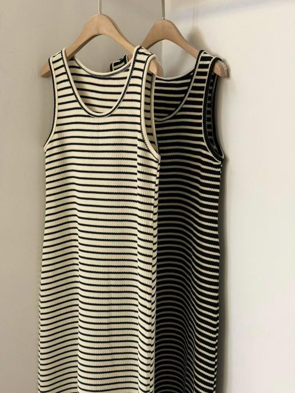 質感條紋背心ops 