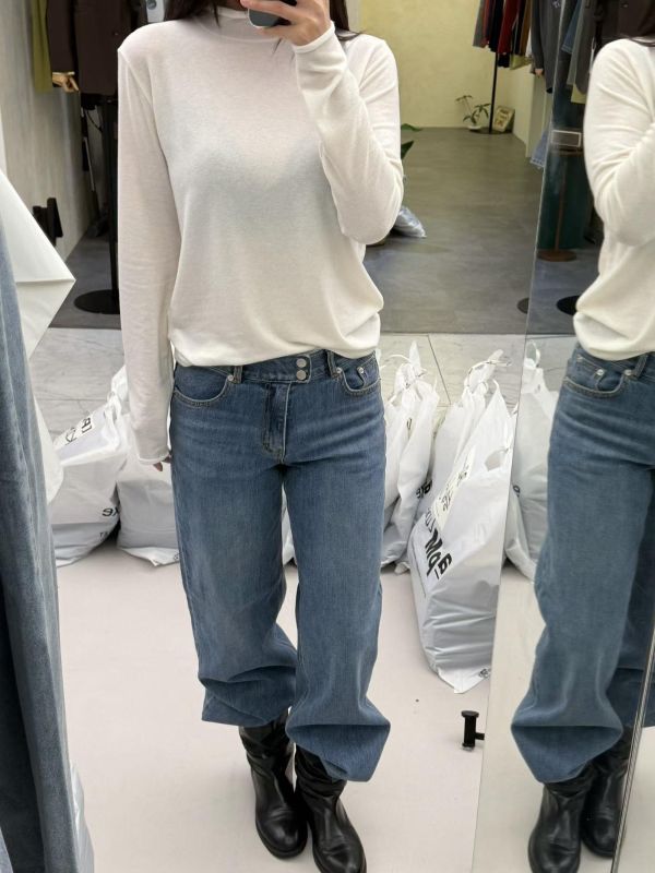 超舒服微領天絲羊毛打底 