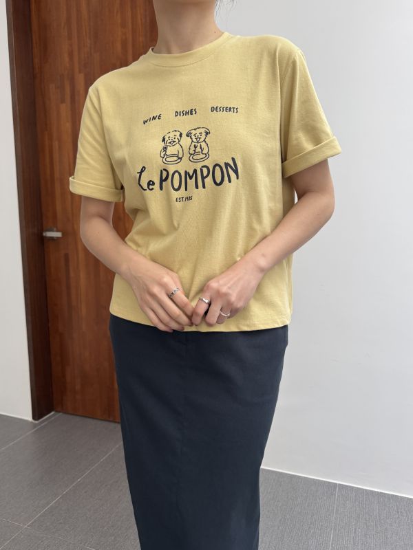 /現貨/可愛線條圖案短T 