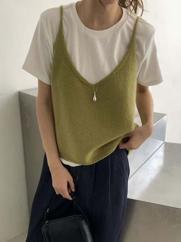 針織外搭造型小背心 