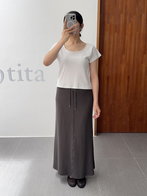 小華夫格紋舒服裙 