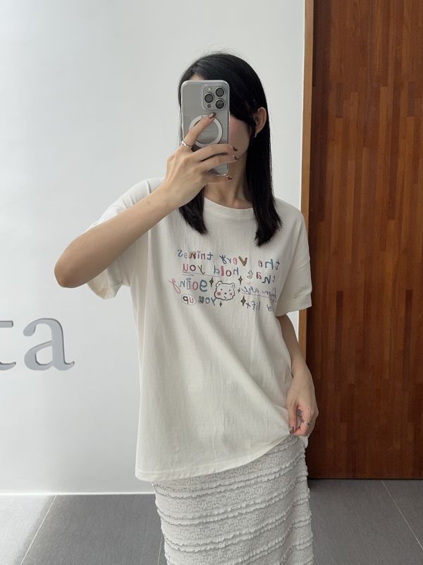 /現貨/可愛彩色手繪短T 