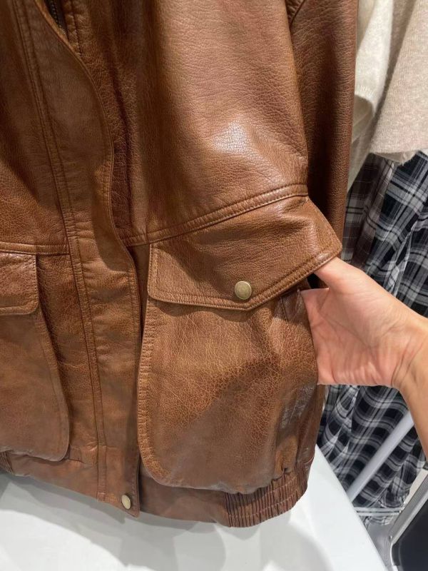 /限時優惠/休閒百搭款皮衣外套 