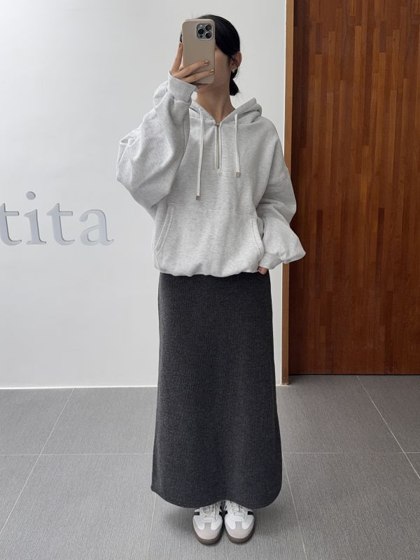 /現貨/質感休閒拉鍊連帽大學T 
