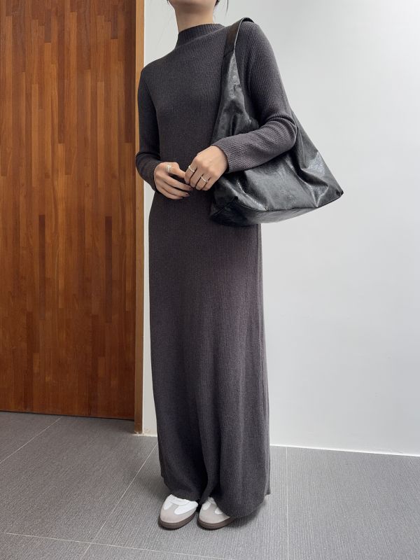 /現貨/超舒服微領針織長OPS 