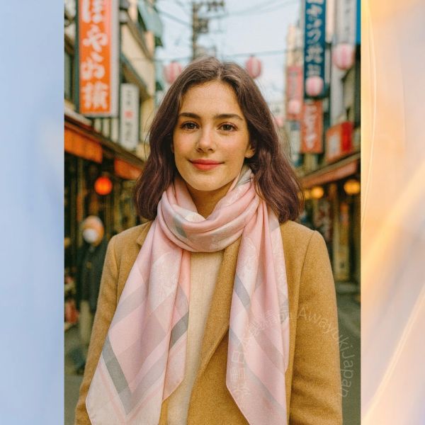 日本製 絲巾_ 光影菱紋Collection Lumières Géométriques-玫霧花曦 Rosée Florale(88 × 88cm) 絲巾 方形絲巾 大方巾 日本絲巾 9090 披肩 絲巾
雙面圍巾
日本製絲巾
日本製圍巾
羊毛雙面圍巾
羊毛圍巾
一條抵兩條
保暖圍巾
克什米爾
silkscarf
scarf
hermesscarf
cashmere
日本代購
日本製代購
RectoVersomuffler
muffler
hermesmuffler
winteriscoming
甜美小姊姊風
氣質優雅女孩風
可甜可鹹
日本製
高品