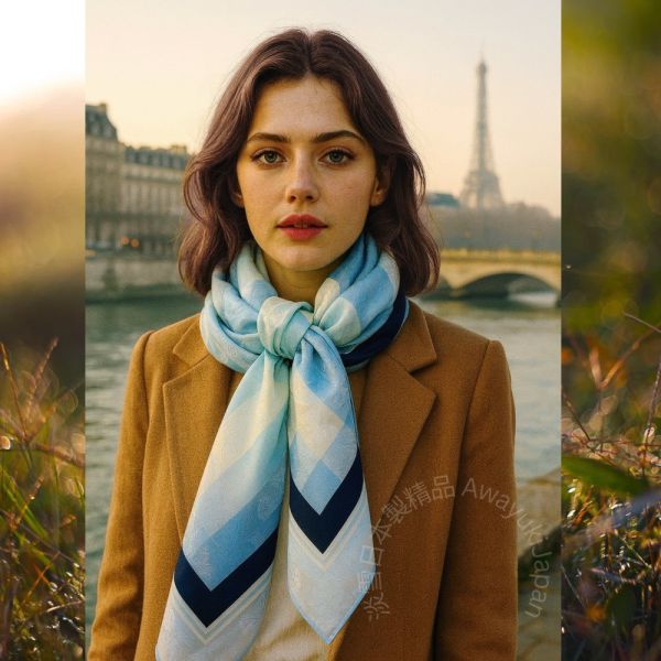 日本製 絲巾_ 光影菱紋Collection Lumières Géométriques-海霧晨藍 Brume Marine (88 × 88cm) 絲巾 方形絲巾 大方巾 日本絲巾 9090 披肩 絲巾
雙面圍巾
日本製絲巾
日本製圍巾
羊毛雙面圍巾
羊毛圍巾
一條抵兩條
保暖圍巾
克什米爾
silkscarf
scarf
hermesscarf
cashmere
日本代購
日本製代購
RectoVersomuffler
muffler
hermesmuffler
winteriscoming
甜美小姊姊風
氣質優雅女孩風
可甜可鹹
日本製
高品