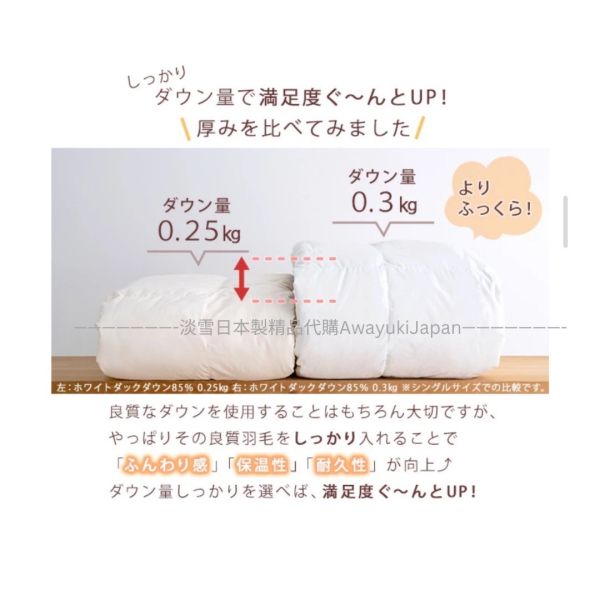 日本製 京都羅曼史小衫羽絨被0.3kg (可機洗)《150x210公分》 日本製精品
日本製羽絨被
冬季保暖必備
日本羽絨被
可機洗羽絨被
0.3公斤羽絨被
頂級羽絨被
舒適睡眠關鍵
高品質居家用品
輕盈保暖
羽絨被
冬季居家好物
抗菌防臭設計
抗菌防蟎羽絨被
防蟎羽絨被
溫暖過冬神器
羽絨被推薦
極致日本工藝
高CP值羽絨被
睡眠質量提升
羅曼史小衫
東京西川
西川
頂級棉被
頂級羽絨被
四季皆宜羽絨被
日本代購