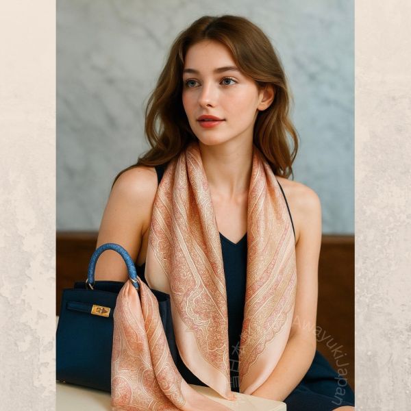 日本製 絲巾_ Éclat de Palais 宮廷之光-曙光橘(88 × 88cm) 絲巾 方形絲巾 大方巾 日本絲巾 9090 披肩 絲巾
雙面圍巾
日本製絲巾
日本製圍巾
羊毛雙面圍巾
羊毛圍巾
一條抵兩條
保暖圍巾
克什米爾
silkscarf
scarf
hermesscarf
cashmere
日本代購
日本製代購
RectoVersomuffler
muffler
hermesmuffler
winteriscoming
甜美小姊姊風
氣質優雅女孩風
可甜可鹹
日本製
高品