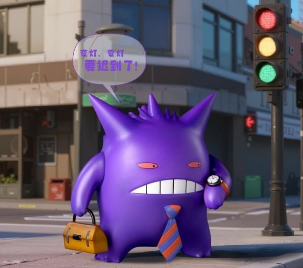 【售罄-代購/追加服務請洽客服】Siiri-Studio > 寶可夢 > Q版桌面精品擺件 上班耿鬼 寶可夢,水箭龜,EX工作室,GK,玩具,模型,雕像,共鳴