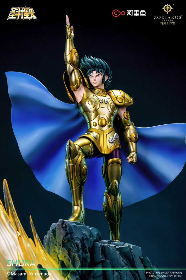 【預購】鑄刻 > 聖鬥士星矢 > 1/6 第十彈 黃金聖鬥士摩羯座 修羅 聖鬥士星矢,修羅,GK,玩具,模型,雕像,共鳴