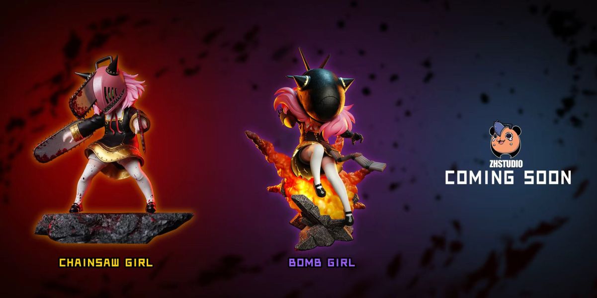 【預購】ZH整活 > SPYxFAMILY間諜家家酒 & 鏈鋸人 > 炸彈女孩 安妮亞cos蕾潔 (雙版本) ZH整活,SPYxFAMILY間諜家家酒,鏈鋸人,安妮亞,蕾潔,GK,玩具,收藏,擺件,模型,公仔,人偶,手辦,動漫