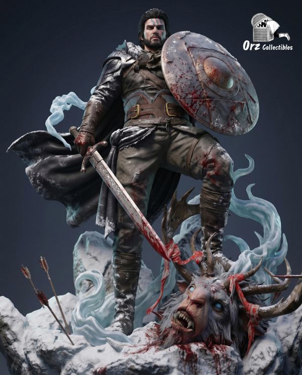 【預購】Orz collectibles > 赤血沙漠 > 1/4 紅色沙漠系列第一彈 克里夫 (雙版本) Orz collectibles,赤血沙漠,克里夫,GK,玩具,收藏,擺件,模型,公仔,人偶,手辦,動漫