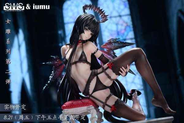 【預購】SWS-Stuidio &人氣畫師iumu > 原創 > 1/5 女雕系列 第二彈 圖圖 SODA,原創,彩菱聖女,GK,玩具,收藏,擺件,模型,公仔,人偶,手辦,動漫