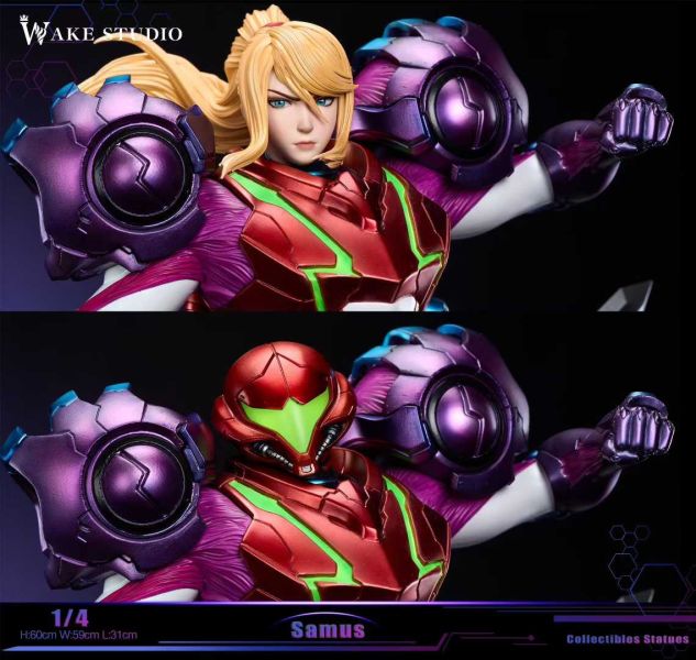 【預購】Wake-Studio > 銀河戰士 > 1/4 薩姆斯‧亞蘭 銀河戰士,薩姆斯‧亞蘭,GK,玩具,模型,雕像,共鳴