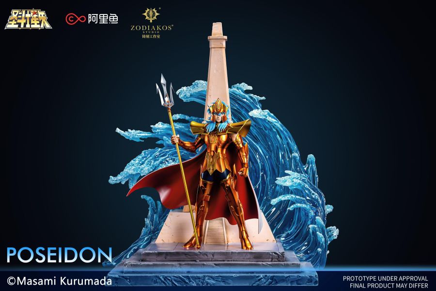 【預購】《正版授權》鑄刻 > 聖鬥士星矢 > 海皇波塞冬 (多版本) 鑄刻,聖鬥士星矢,海皇波塞冬,GK,玩具,收藏,擺件,模型,公仔,人偶,手辦,動漫