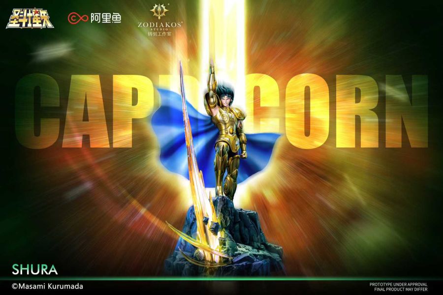 【預購】鑄刻 > 聖鬥士星矢 > 1/6 第十彈 黃金聖鬥士摩羯座 修羅 聖鬥士星矢,修羅,GK,玩具,模型,雕像,共鳴