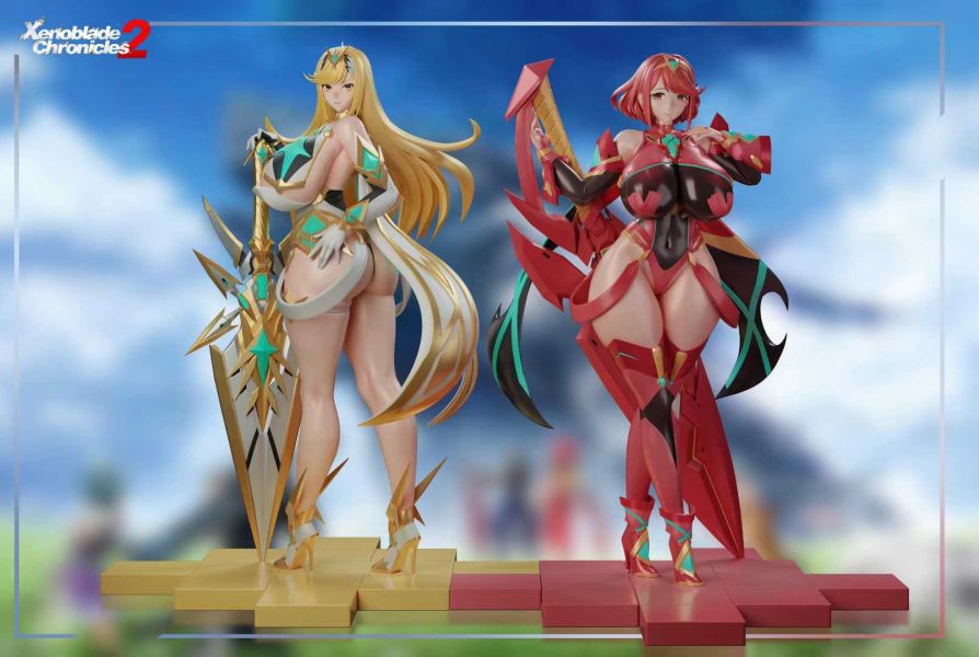 【預購】BGA-Studio > 異度神劍2 > 1/6 光&焰 (雙版本) 異度神劍2,光,焰,GK,玩具,模型,雕像,共鳴