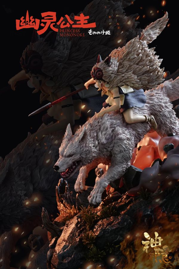 【預購】神隱工作室 > 宮崎駿 > 魔法公主 Plus系列 硝煙中的征戰 宮崎駿,紅帽大人,GK,玩具,收藏,擺件