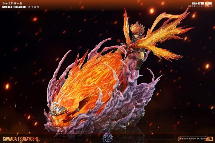 【預購】重甲犀牛 > 家庭教師HITMAN REBORN! > 1/6 Double X Burner 全新必殺系列 繼承者篇 沢田綱吉 Noc-Studio,家庭教師HITMAN REBORN!,澤田綱吉,GK,玩具,收藏,擺件,模型,公仔,人偶,手辦,動漫