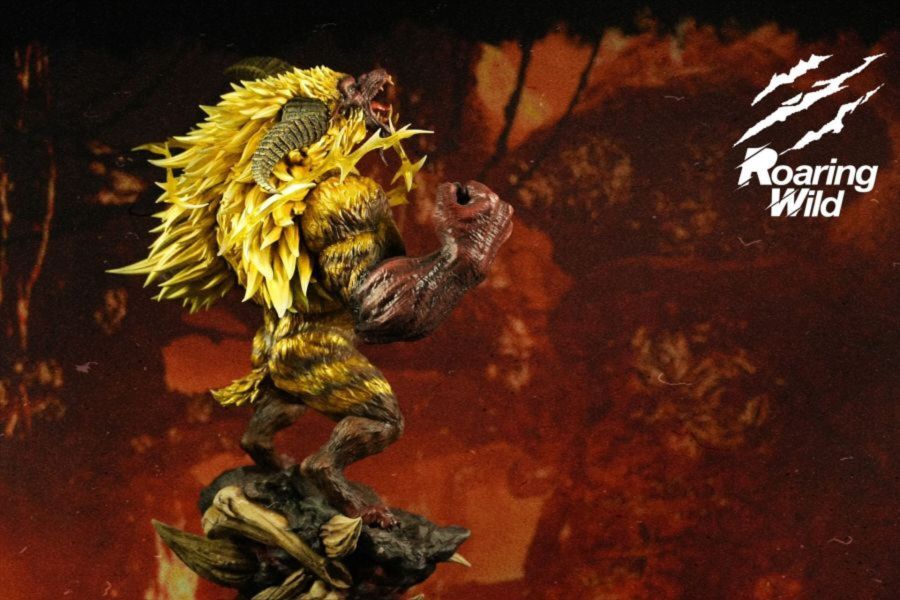 【預購】Roaring Wild>魔物獵人>金獅子拉加恩 怪博士與機器娃娃,阿拉蕾,GK,玩具,模型,雕像,擺飾,收藏,共鳴