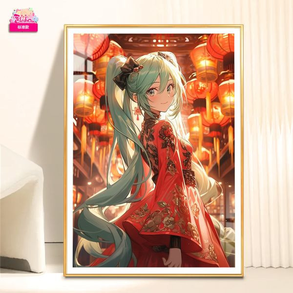 【預購】阿喵畫社>初音未來>新年初音裝飾掛畫 鬼滅之刃,炎柱,九柱,上弦,下弦,GK,玩具,模型,雕像,共鳴