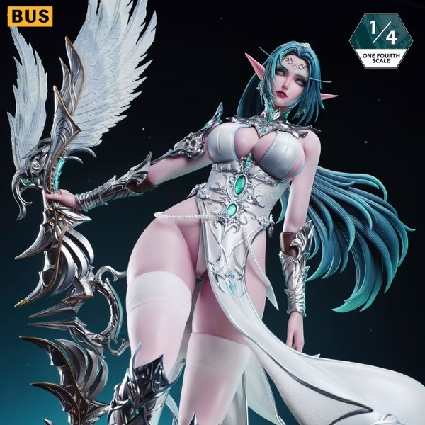 【預購】BUS>魔獸世界>1/4 魔獸幻想 魔獸爭霸 聯盟領袖 暗夜女皇 泰蘭德·語風(三版本) 