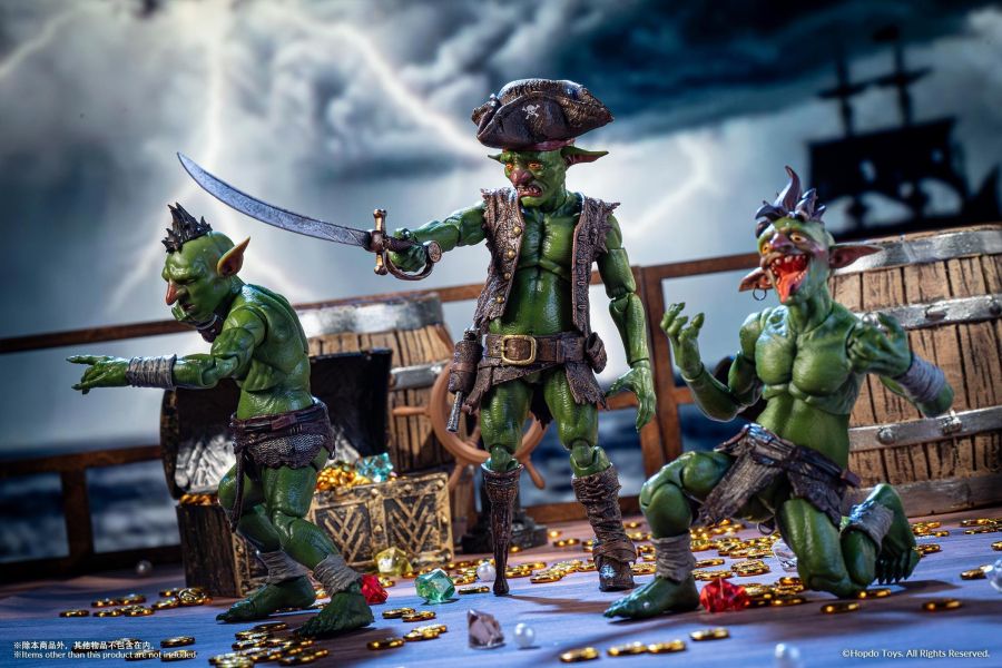 【預購】HopDo Toys > 原創 > 1/12 哥布林族系列 海盜哥布林 HopDo Toys,原創,哥布林,GK,玩具,收藏,擺件,模型,公仔,人偶,手辦,動漫