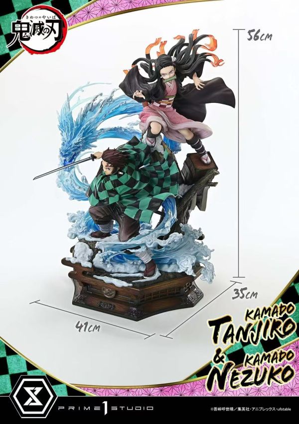 【預購】《正版授權》 Prime 1 Statue > 鬼滅之刃 > 1/6 竈門炭治郎 & 竈門禰豆子 A+研究所,烙印勇士,凱茲,GK,玩具,收藏,擺件,模型,公仔,人偶,手辦,動漫