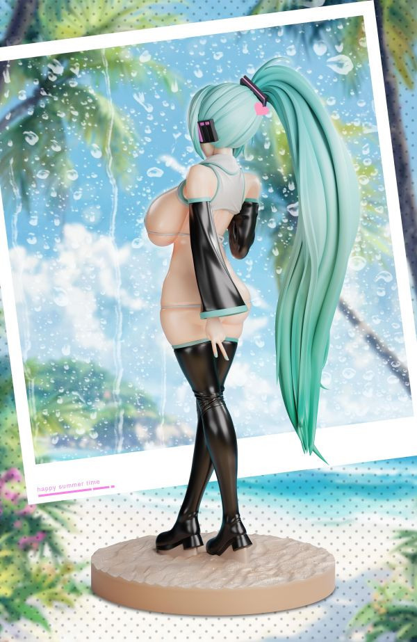 【預購】荊棘工作室 > 初音未來 > 1/6 馬尾奶音 (雙版本) 初音未來,馬尾奶音,GK,玩具,模型,雕像,共鳴