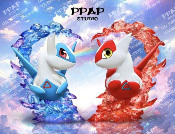 【售罄-代購/追加服務請洽客服】PPAP X 寶可夢 水都雙子小肥系列 小肥 拉帝歐斯 & 小肥 拉帝亞斯 