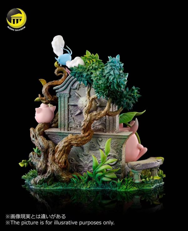 【預購】月影殿 > 寶可夢 > 太陽伊布胖丁家族場景 (雙版本) 月影殿,寶可夢,太陽伊布胖丁,GK,玩具,收藏,擺件,模型,公仔,人偶,手辦,動漫