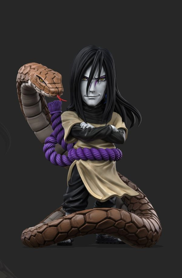 【已售罄，如欲追加請私訊客服@toykokoro】Power-Studio>火影忍者>老三忍 大蛇丸(重制版) 火影忍者,大蛇丸,老三忍,GK,玩具,模型,雕像,共鳴