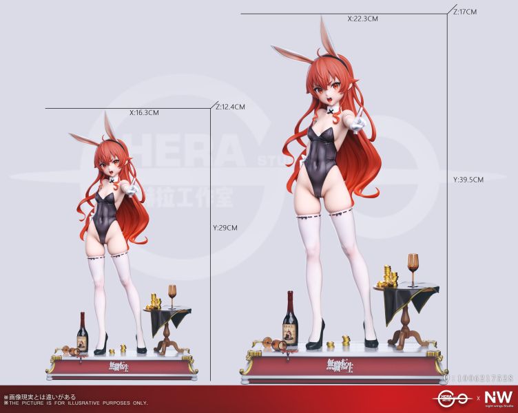 【預購】Night Wing-Studio & HERA-Studio > 無職轉生 > 1/6 & 1/4 兔女郎艾莉絲 王冠工作室,無職轉生,艾麗絲,基列奴,GK,玩具,收藏,擺件,模型,公仔,人偶,手辦,動漫