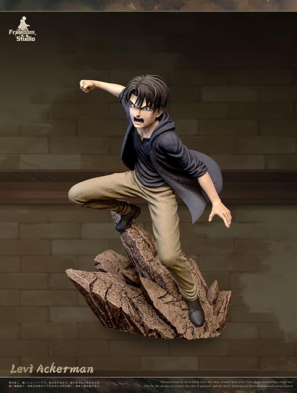 【預購】Freedom-Studio > 進擊的巨人 > 童年系列第六彈 里維·阿卡曼 Freedom-Studio,進擊的巨人,里維·阿卡曼,GK,玩具,收藏,擺件,模型,公仔,人偶,手辦,動漫