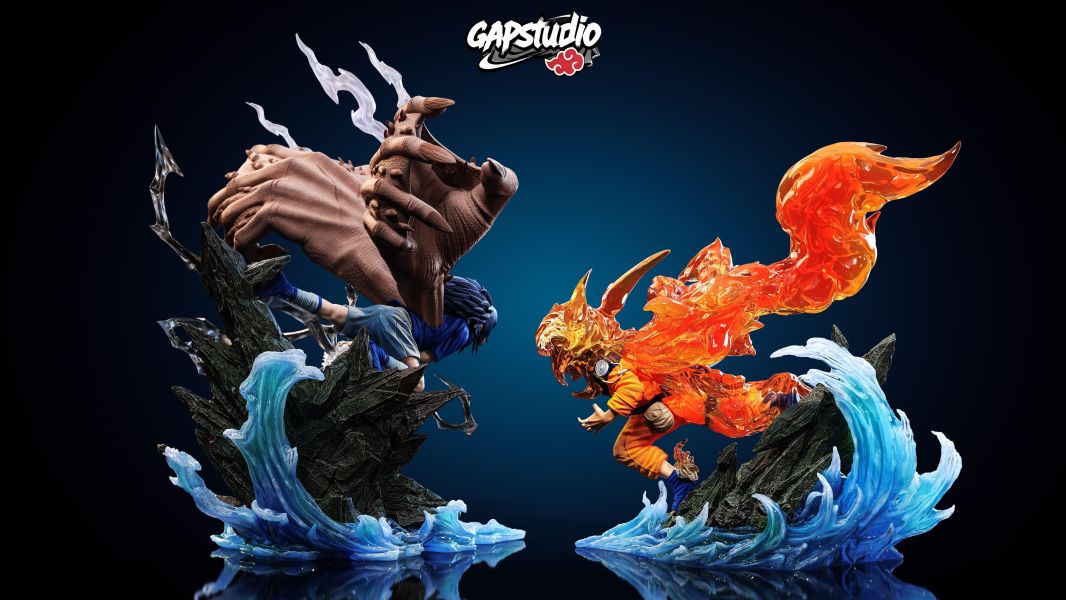 【預購】Gap-Studio > 火影忍者 > 哥倆02 終結之谷 漩渦鳴人 vs 宇智波佐助 映月工作室,原神,芙卡洛斯,GK,玩具,收藏,擺件,模型,公仔,人偶,手辦,動漫