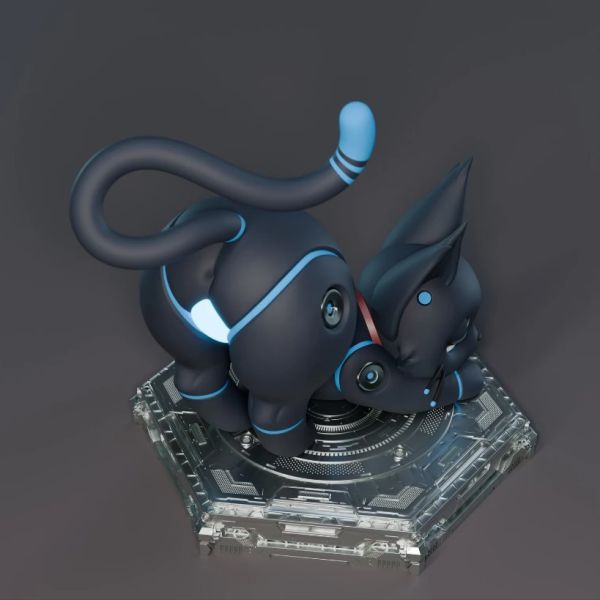 【預購】靈魔-Studio > Hi-Fi Rush 完美音浪 > 機器貓808 靈魔,Hi-Fi Rush,完美音浪,機器貓,GK,玩具,模型,雕像,共鳴