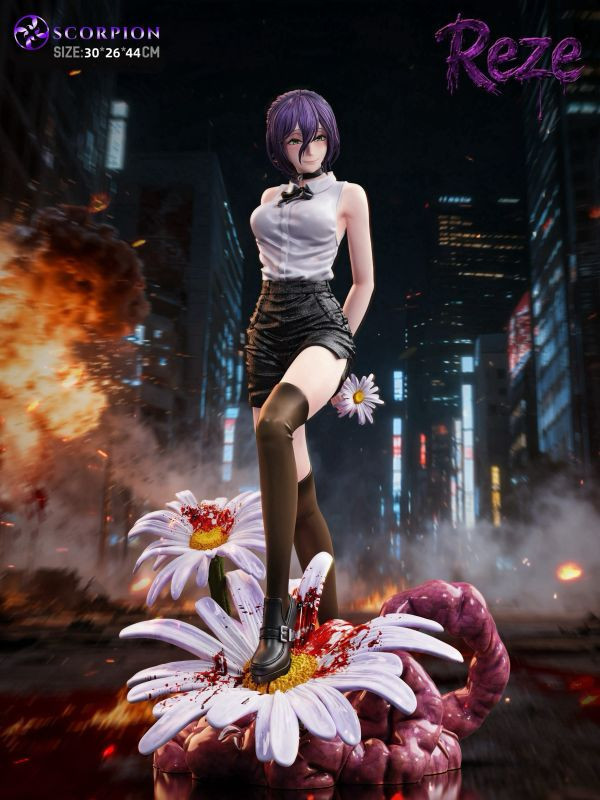 【預購】Scorpion赤蠍 > 鏈鋸人 > 1/4 蕾塞 (多版本) Scorpion赤蠍,鏈鋸人,蕾塞,GK,玩具,收藏,擺件,模型,公仔,人偶,手辦,動漫