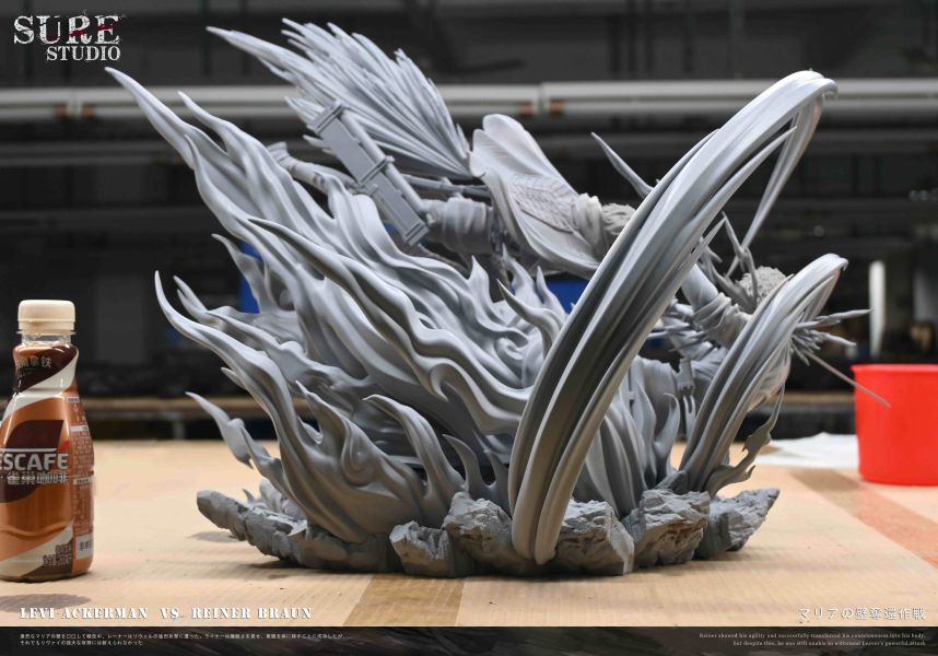 【預購】Sure-Studio > 進擊的巨人 > 1/6 SSS巨人對戰系列 兵長vs萊納 Sure-Studio,進擊的巨人,兵長,萊納,GK,玩具,收藏,擺件,模型,公仔,人偶,手辦,動漫