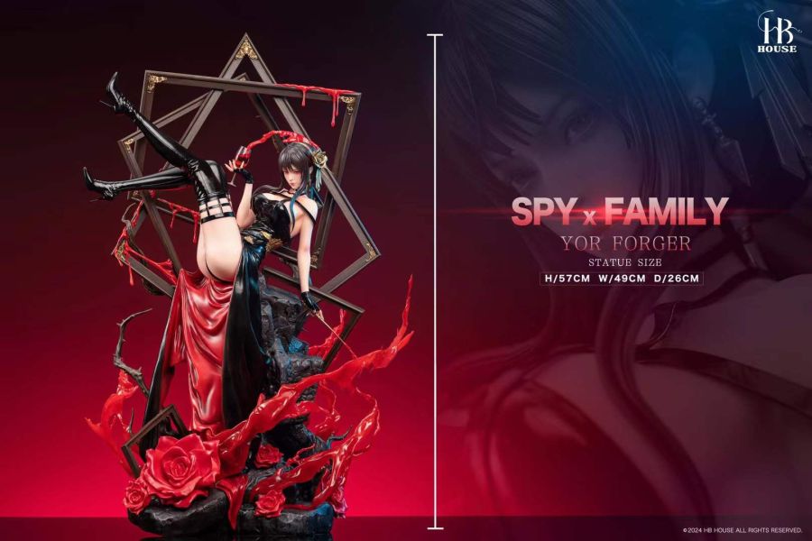 【預購】HB HOUSE心跳屋 > SPYxFAMILY間諜家家酒 > 1/4 約兒 火影忍者,NARUTO,干柿鬼鮫,GK,玩具,模型,雕像,共鳴