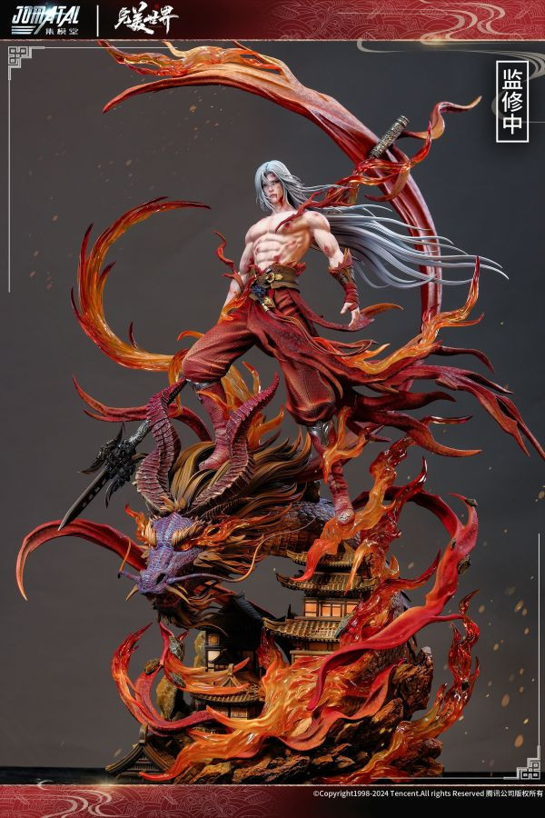 【預購】《正版授權》集模堂jomatal & 騰訊視頻 > 神印王座 > 1/6 紅衣石昊 神印王座,紅衣石昊,GK,玩具,收藏,擺件