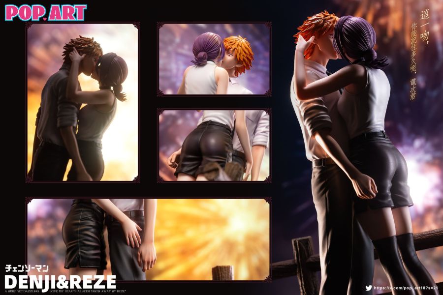 【預購】POP.ART > 鏈鋸人 > 1/6 蕾潔&淀治 (多版本) POP.ART,鏈鋸人,蕾潔,淀治,GK,玩具,收藏,擺件,模型,公仔,人偶,手辦,動漫