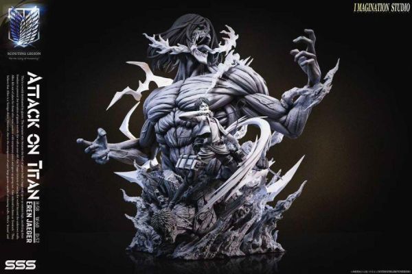 【補款】Imagination(YY) > 進擊的巨人 > 1/6 艾連·葉卡 (雙版本) 進擊的巨人,艾連·葉卡,GK,玩具,模型,雕像,共鳴