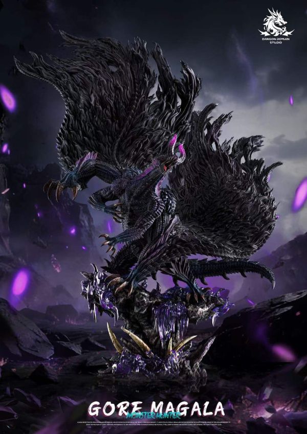 【預購】Dragon Realm-Studio > 魔物獵人 > 黑蝕龍 Dragon Realm-Studio,魔物獵人,黑蝕龍,GK,玩具,收藏,擺件,模型,公仔,人偶,手辦,動漫