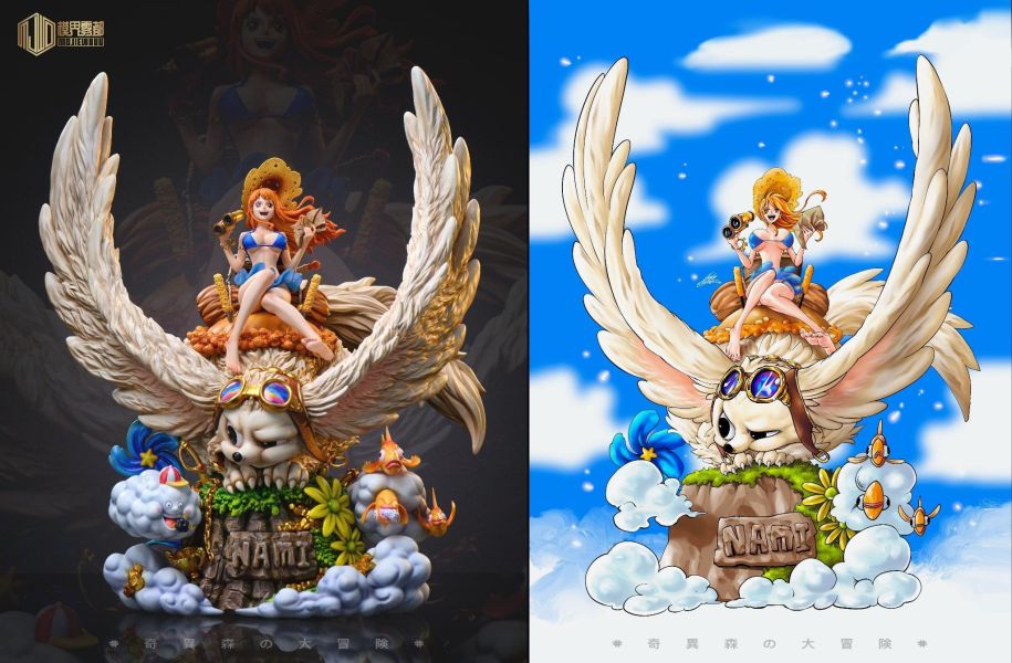 【預購】模界霧都 > 海賊王 > 娜美&長耳貓 模界霧都,海賊王,娜美,長耳貓,GK,玩具,收藏,擺件,模型,公仔,人偶,手辦,動漫