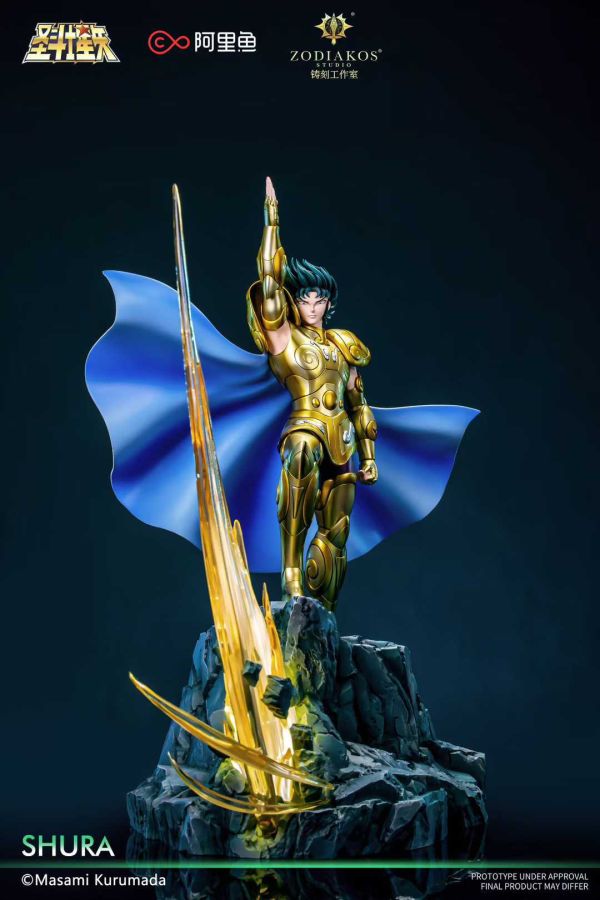 【預購】鑄刻 > 聖鬥士星矢 > 1/6 第十彈 黃金聖鬥士摩羯座 修羅 聖鬥士星矢,修羅,GK,玩具,模型,雕像,共鳴