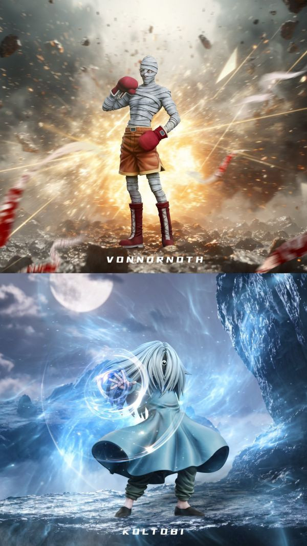 【售罄-代購/追加服務請洽客服】PG-Studio > HUNTER×HUNTER全職獵人 > 1/6 幻影軍團第四彈 剝落裂夫 & 庫嗶 宮崎駿,霍爾的移動城堡,卡西法,GK,玩具,模型,雕像,共鳴