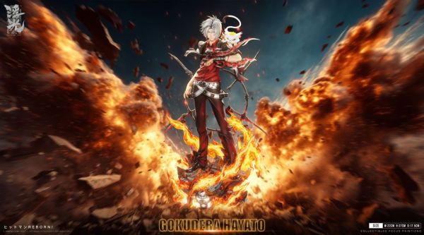 【售罄-代購/追加服務請洽客服】浮光工作室 > 家庭教師HITMAN REBORN! > 1/6 輕奢微動態站姿系列002 獄寺隼人 (雙版本) 家庭教師,獄寺隼人,GK,玩具,模型,雕像,共鳴